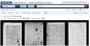 Example of search at LOC
